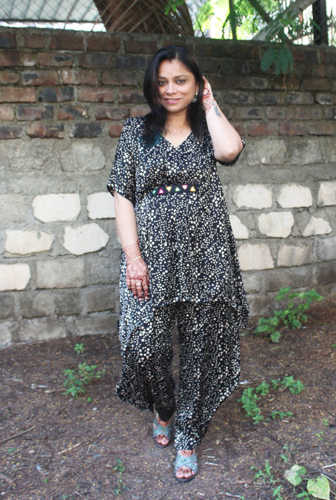 Modal Co-Ord Set With Designer Pant