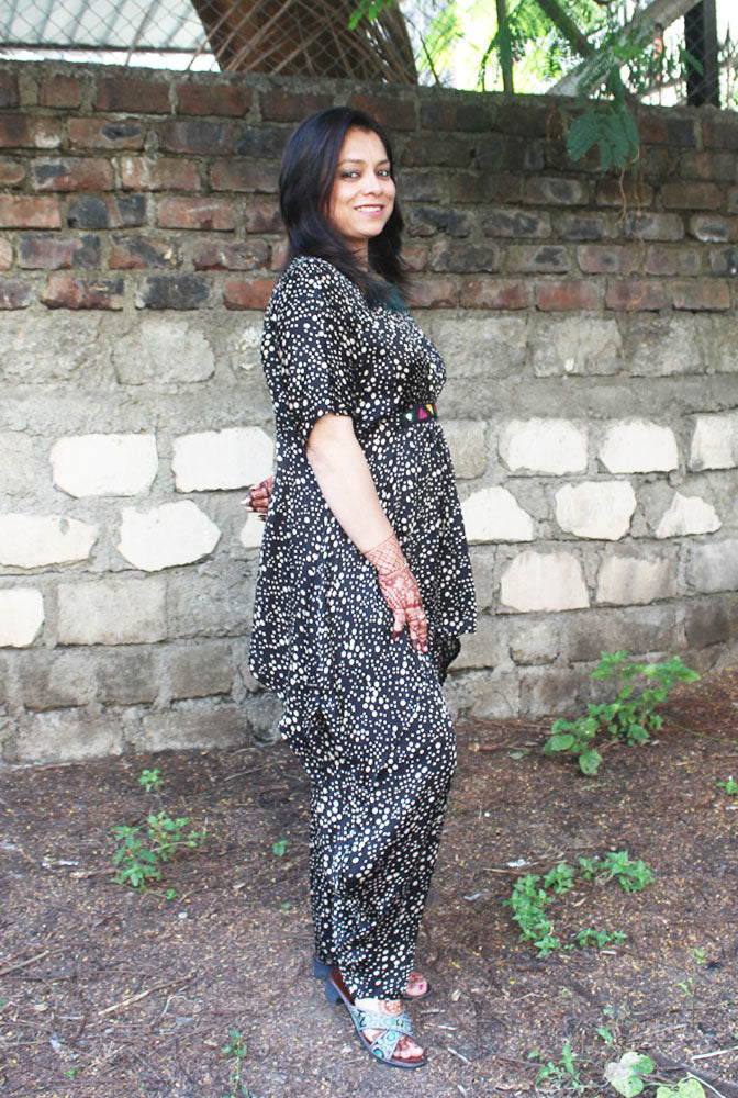 Modal Co-Ord Set With Designer Pant