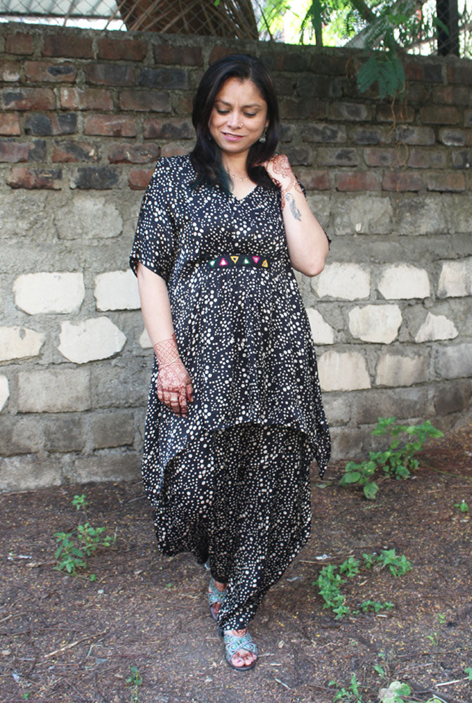 Modal Co-Ord Set With Designer Pant