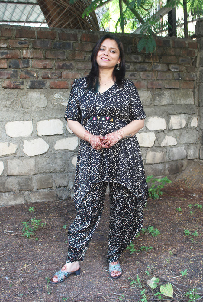 Modal Co-Ord Set With Designer Pant