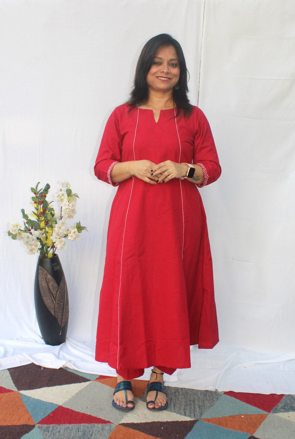 Premium Handloom Cotton Co-ord Set-A