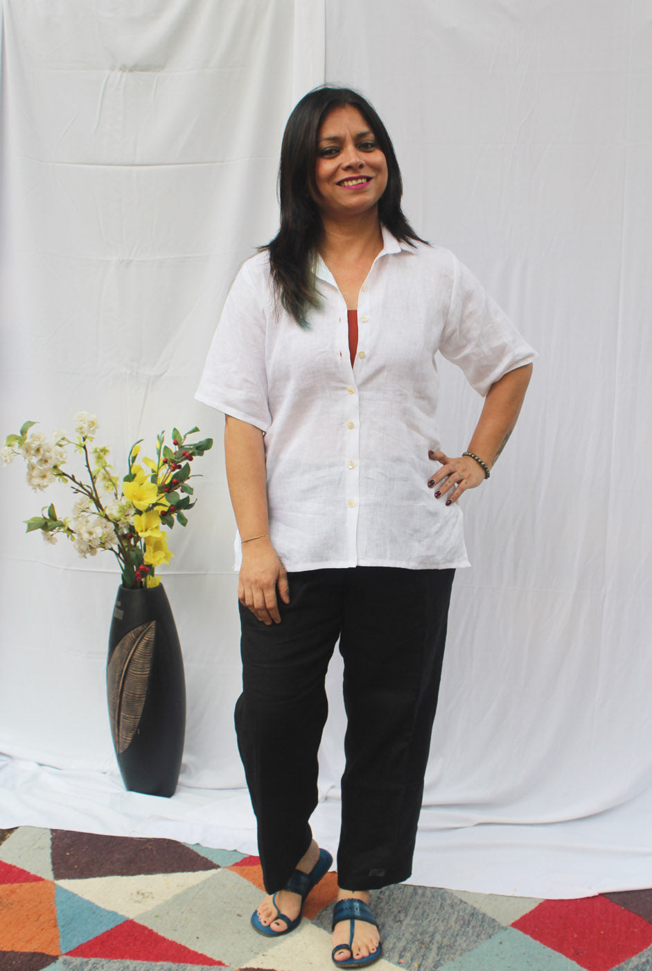 White Linen Shirt