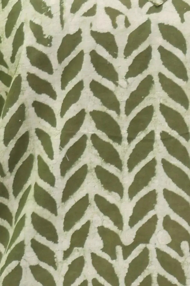 Green Cotton Co-ord with Unique Pant Styling