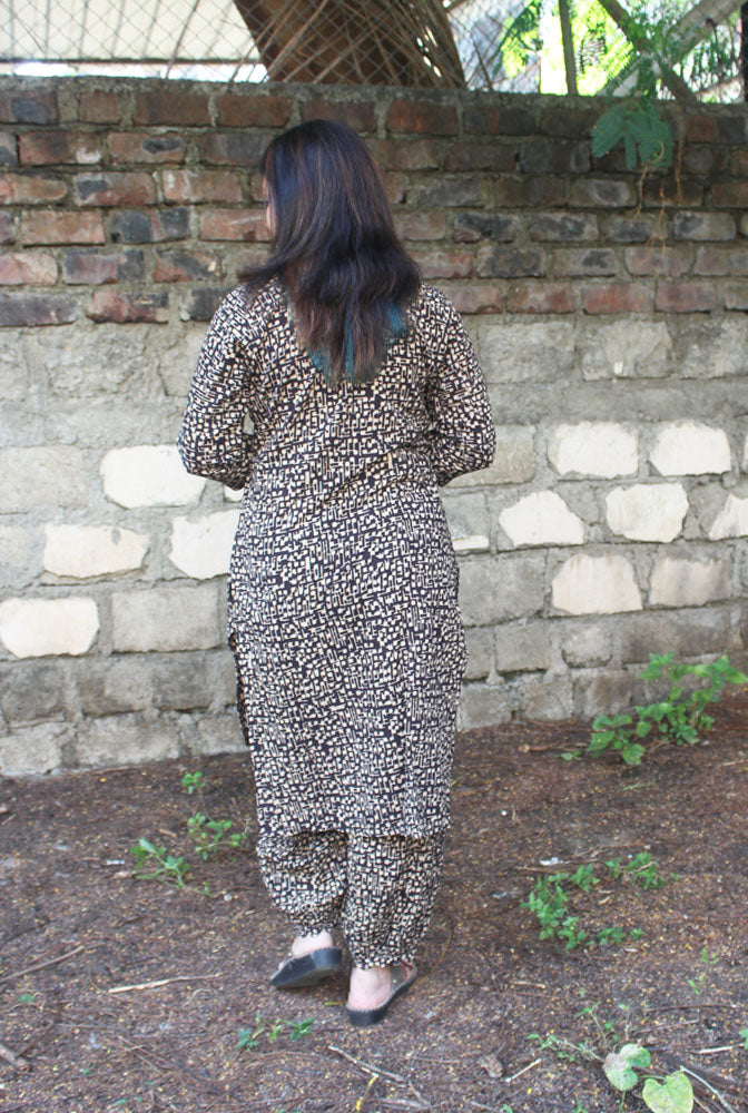 Afgani Style Black Co-Ord Set