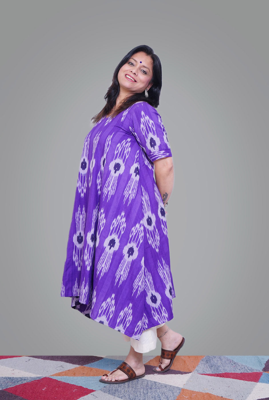 Exclusive Ikat Anti-Fit Kurti