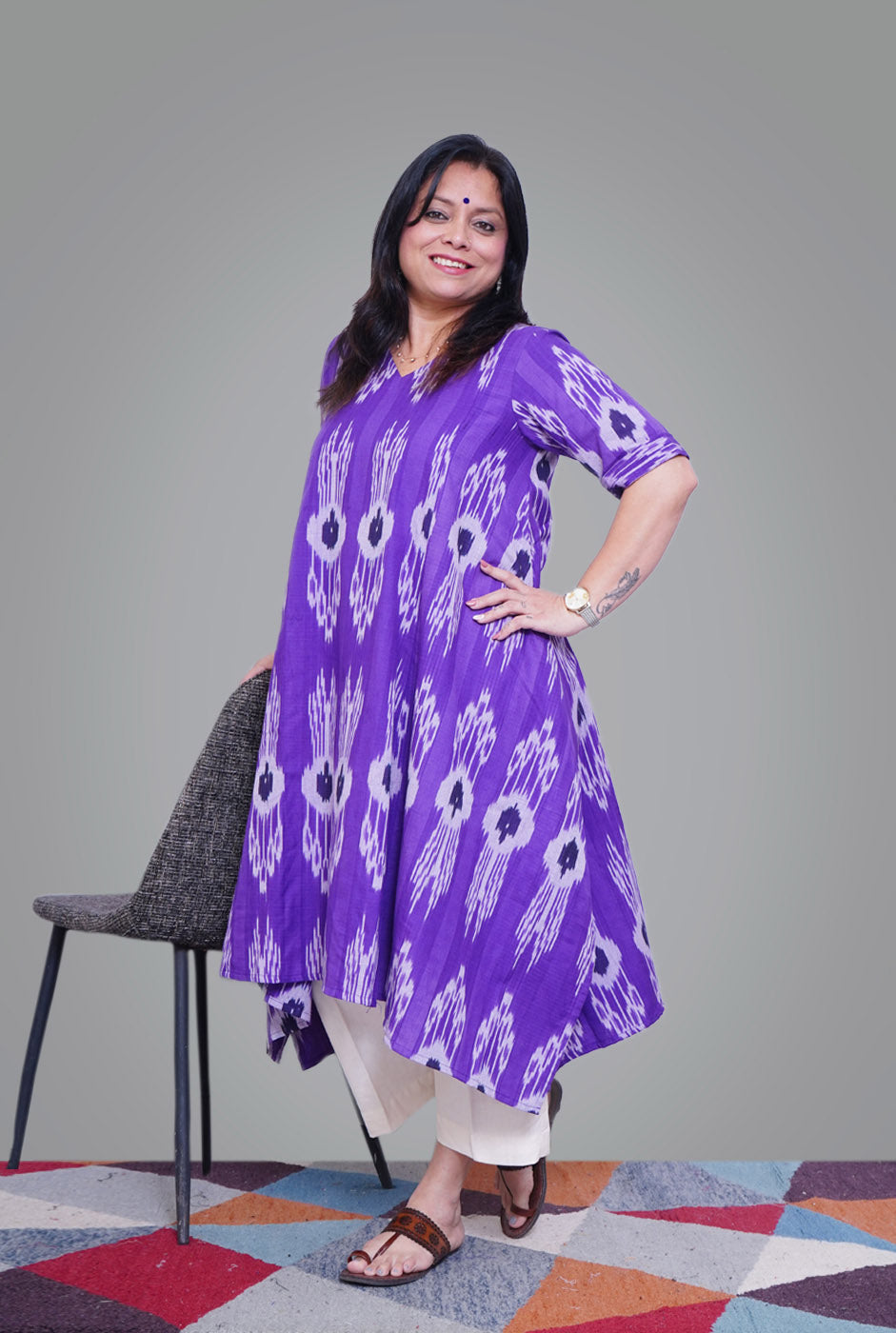 Exclusive Ikat Anti-Fit Kurti