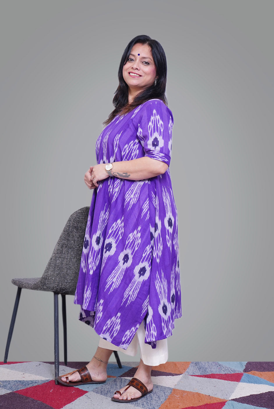 Exclusive Ikat Anti-Fit Kurti