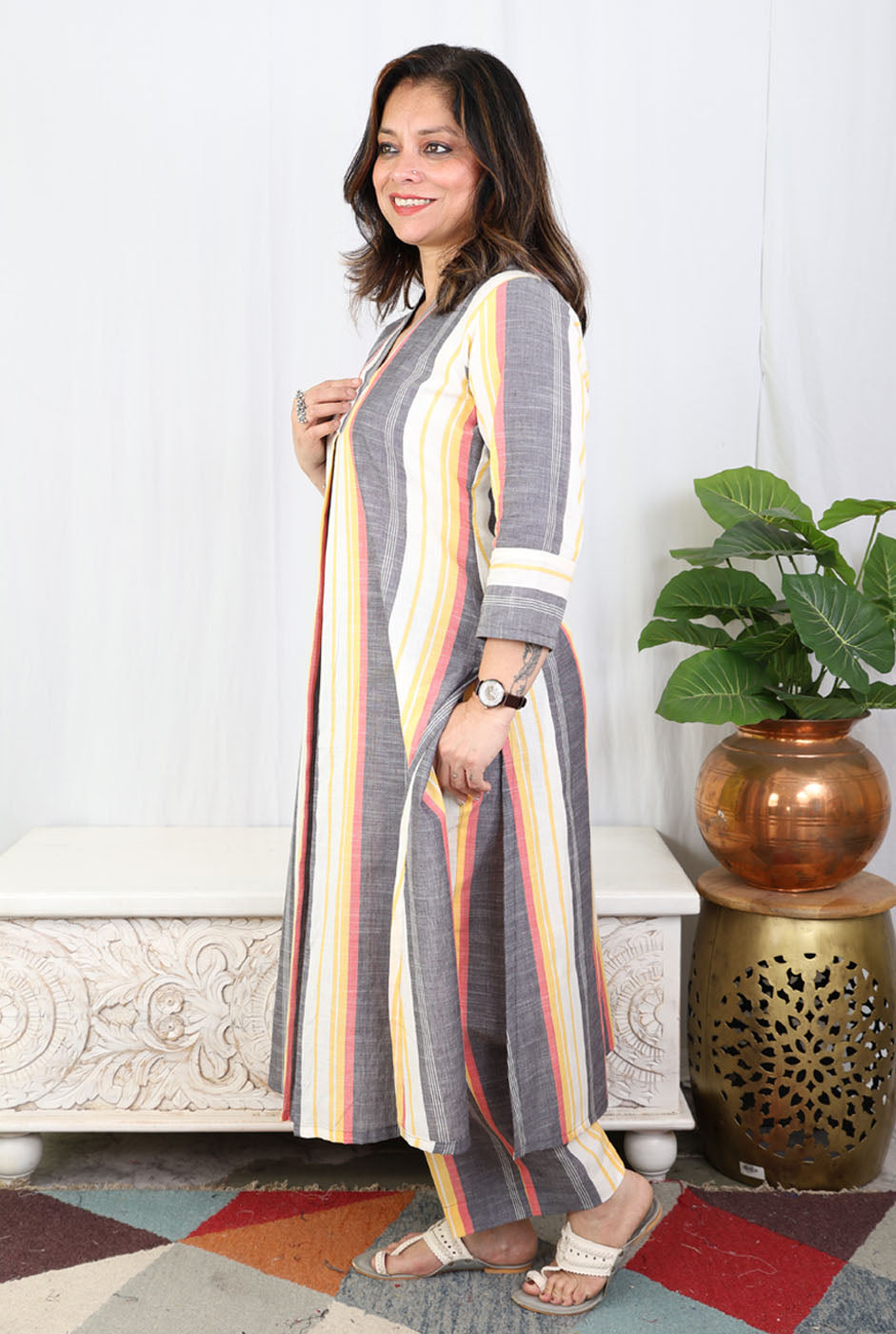 Striped Cotton Co-ord Set