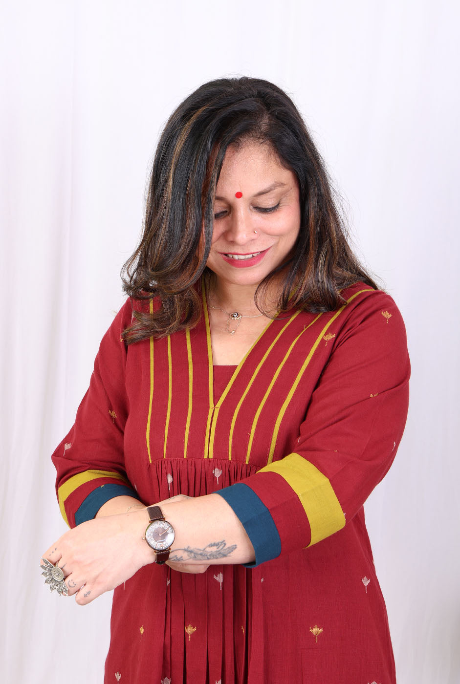 Nazakat Handloom Cotton Co-Ord Set