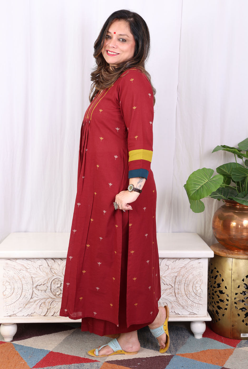 Nazakat Handloom Cotton Co-Ord Set