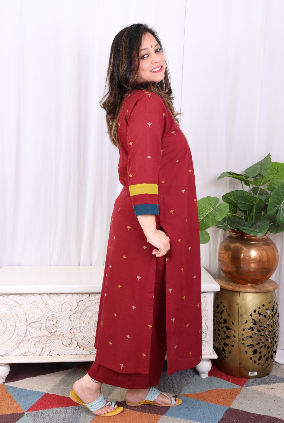 Nazakat Handloom Cotton Co-Ord Set