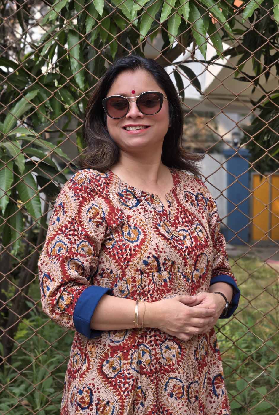 Multi-Style Kalamkari Button-Down Kurta | Kurti | Shrug | Dress