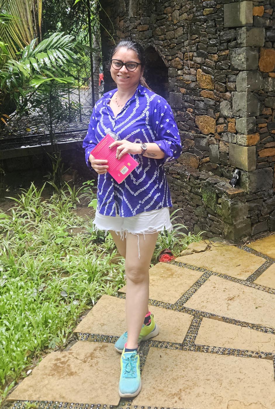 Royal Blue Bandhani Shirt