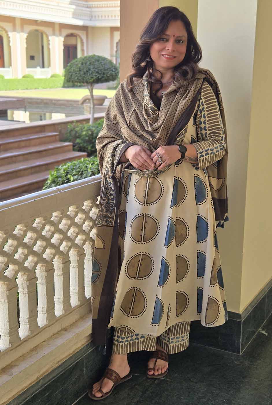 Ruhaani Ajrakh Exclusive Handcrafted Kurta (Only) C