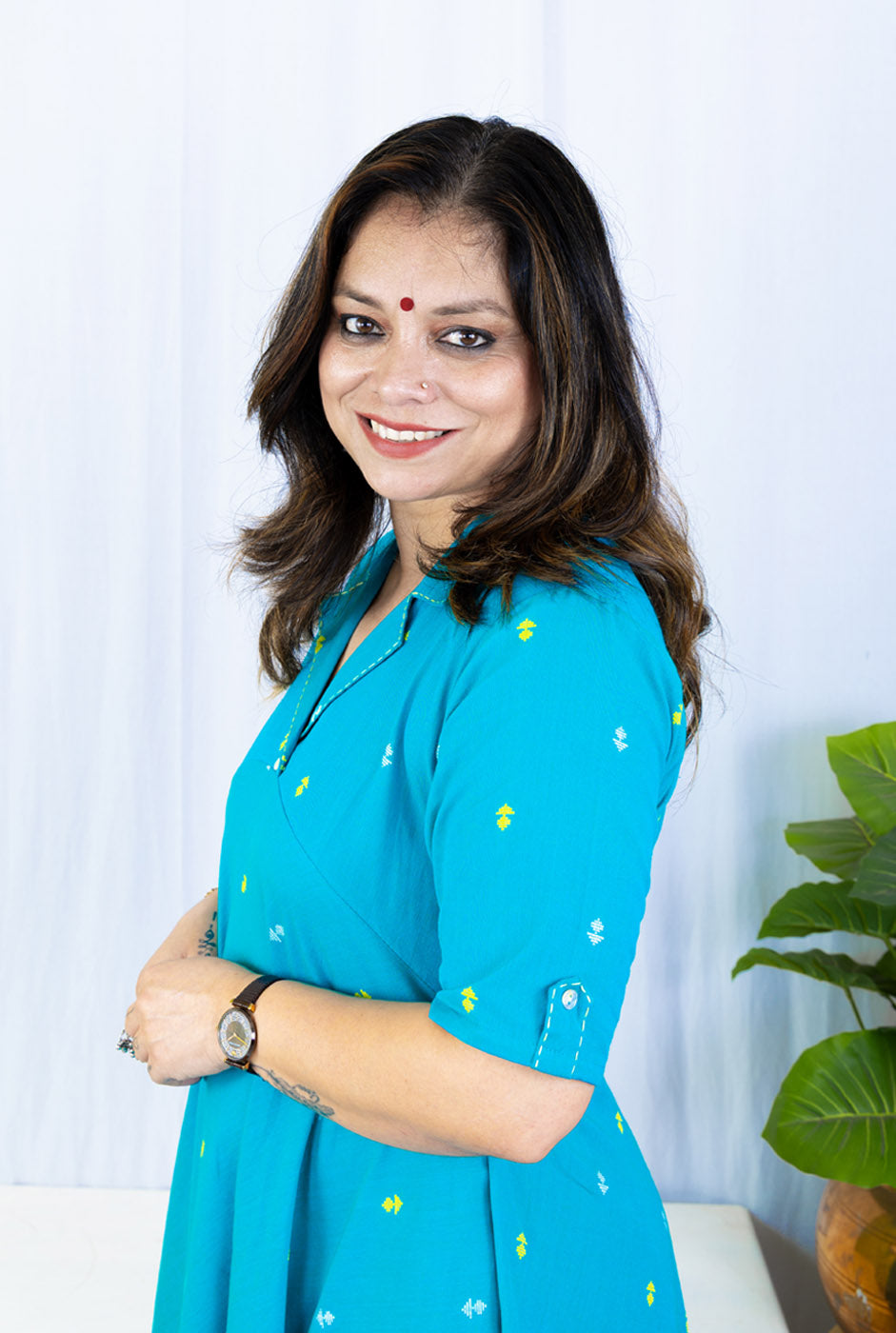 Nazakat Firoza Umbrella Kurta