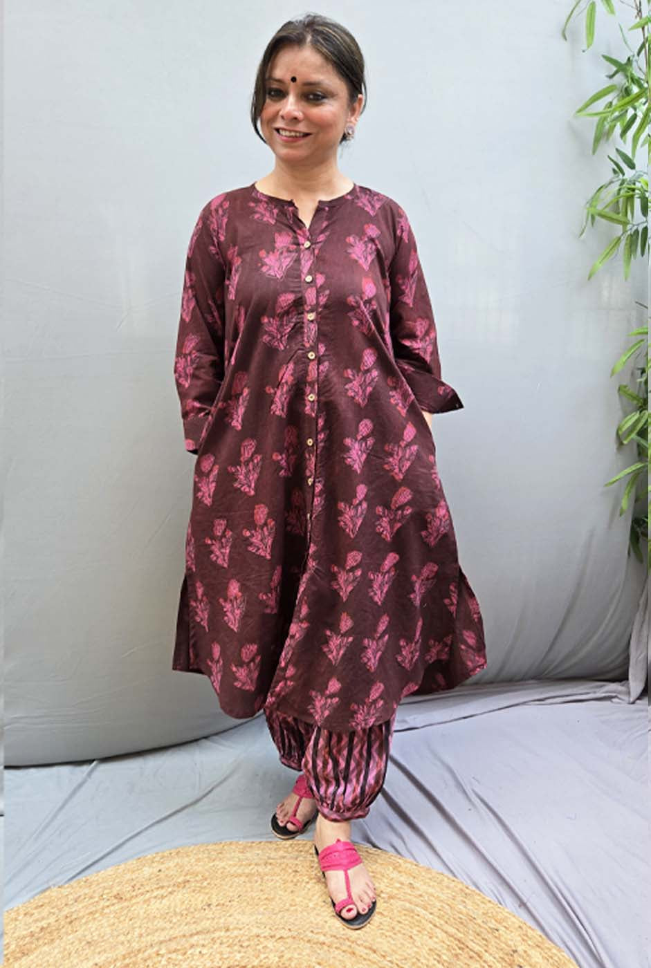 Dhara – Dabu Ajrakh Kurta Pant Set