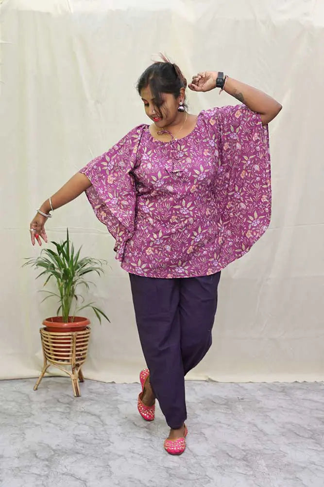 Stylish Kaftan With Naksh Signature Pant