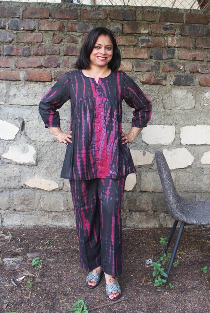 Stylish Shibori Modal Co-Ord Set