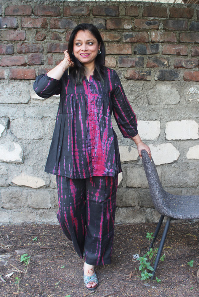 Stylish Shibori Modal Co-Ord Set