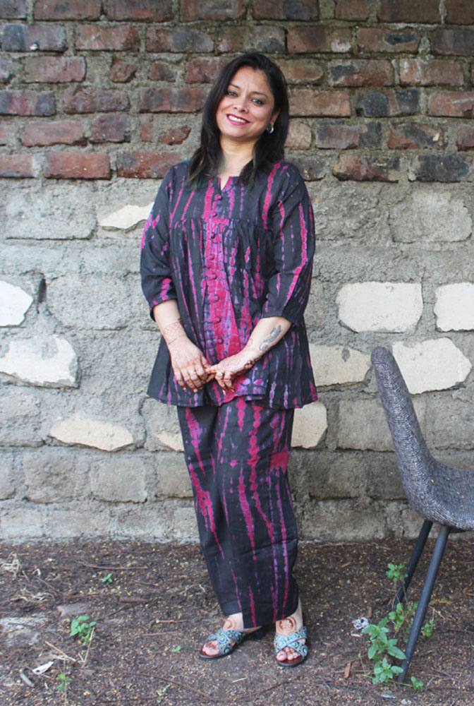 Stylish Shibori Modal Co-Ord Set