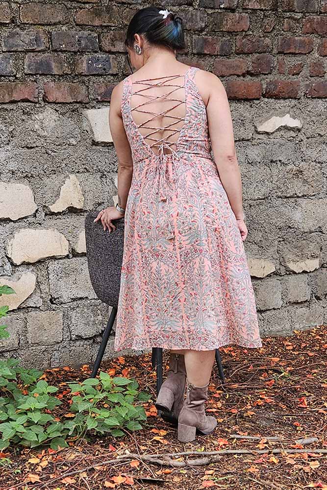 Mul Cotton Floral Dress