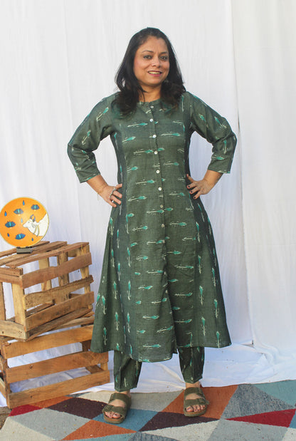 Ikat Cotton Co-Ord Set 2