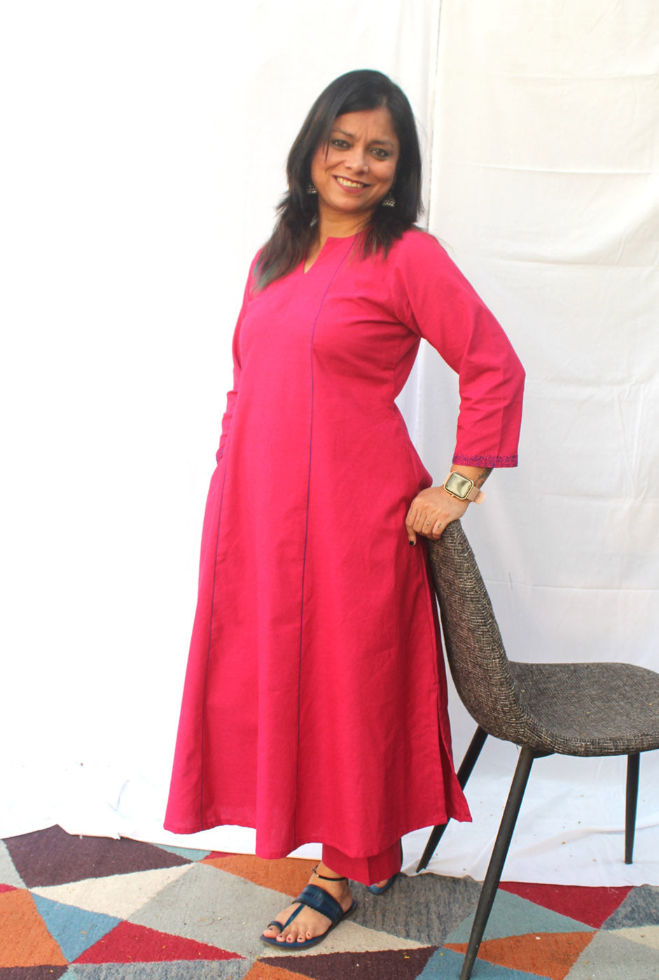 Premium Handloom Cotton Co-ord Set B