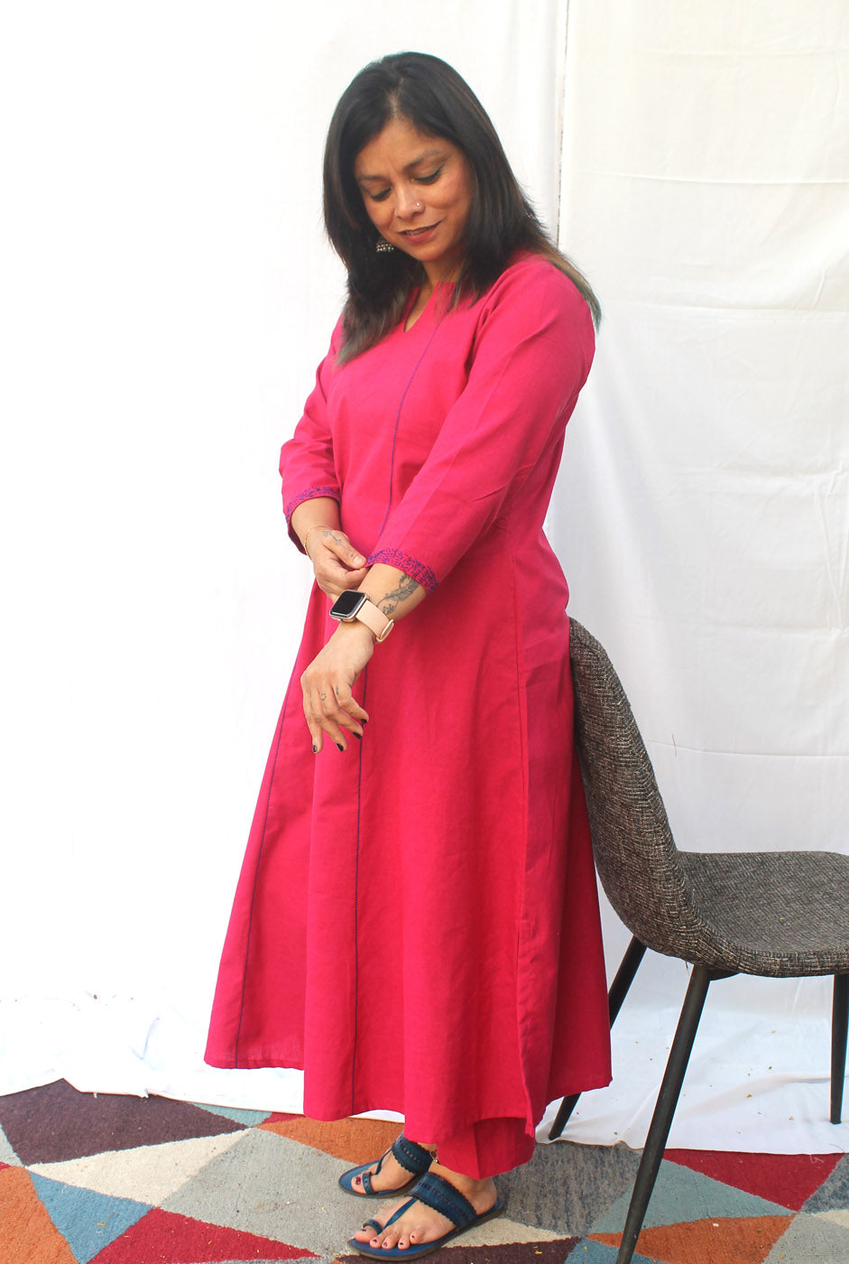 Premium Handloom Cotton Co-ord Set B