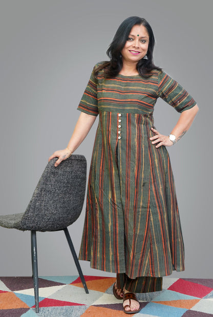 Dabu Ajrakh Co-Ord Set A