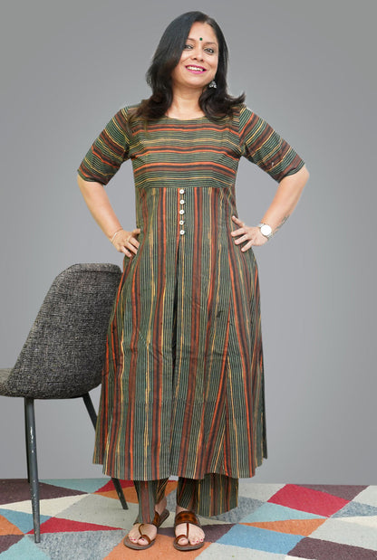 Dabu Ajrakh Co-Ord Set A