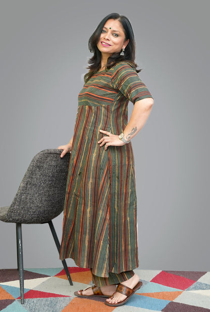 Dabu Ajrakh Co-Ord Set A