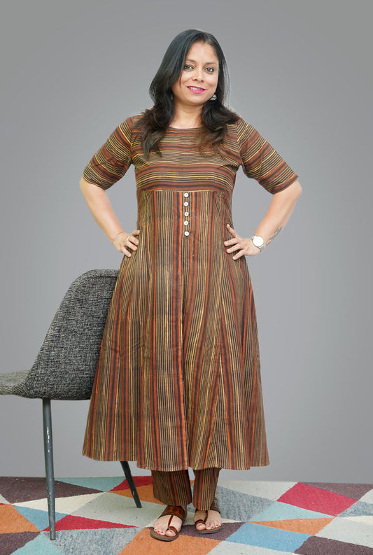 Dabu Ajrakh Co-Ord Set B