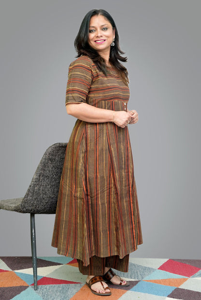 Dabu Ajrakh Co-Ord Set B