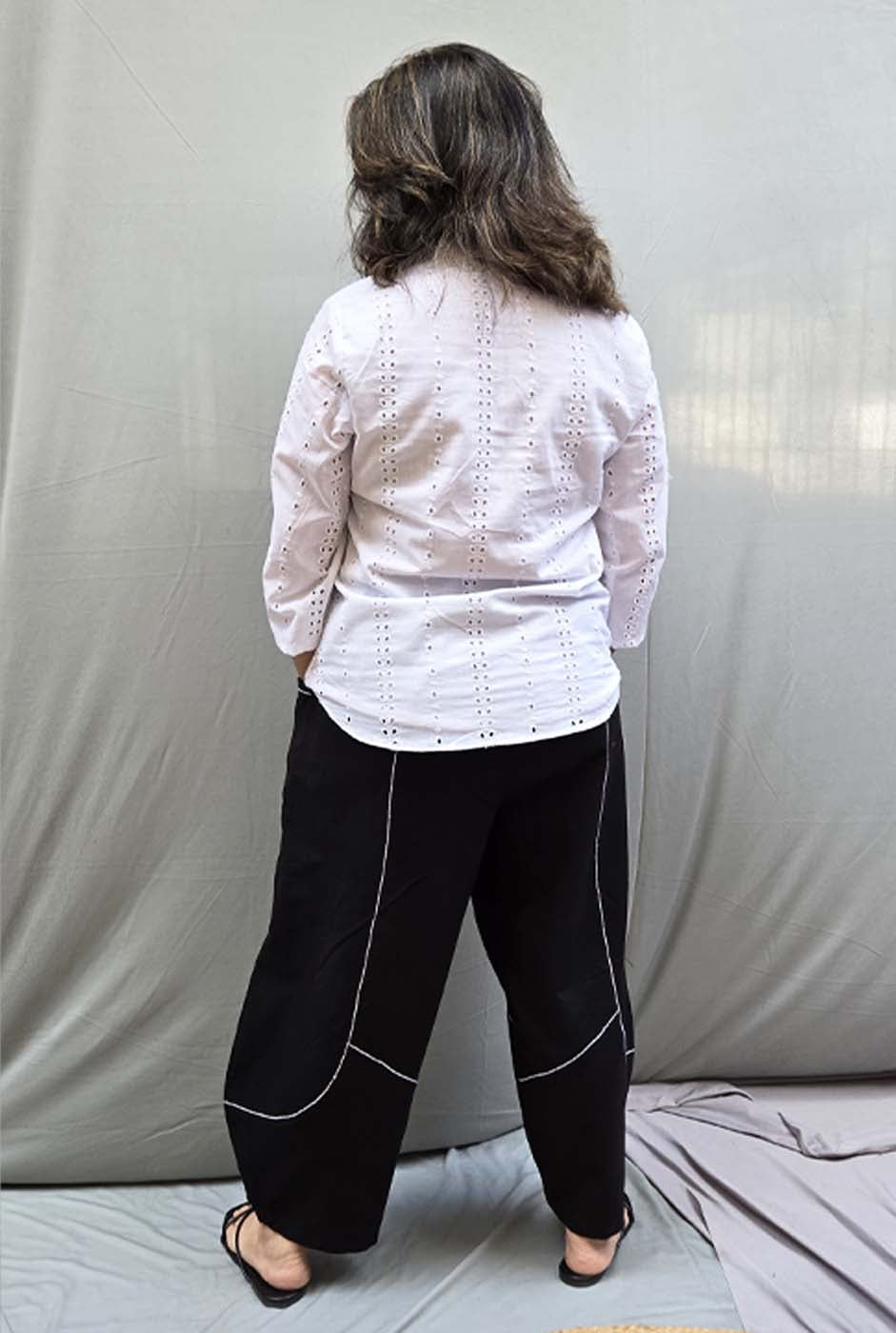 Aflatoon – Black Comfort Fit Pants