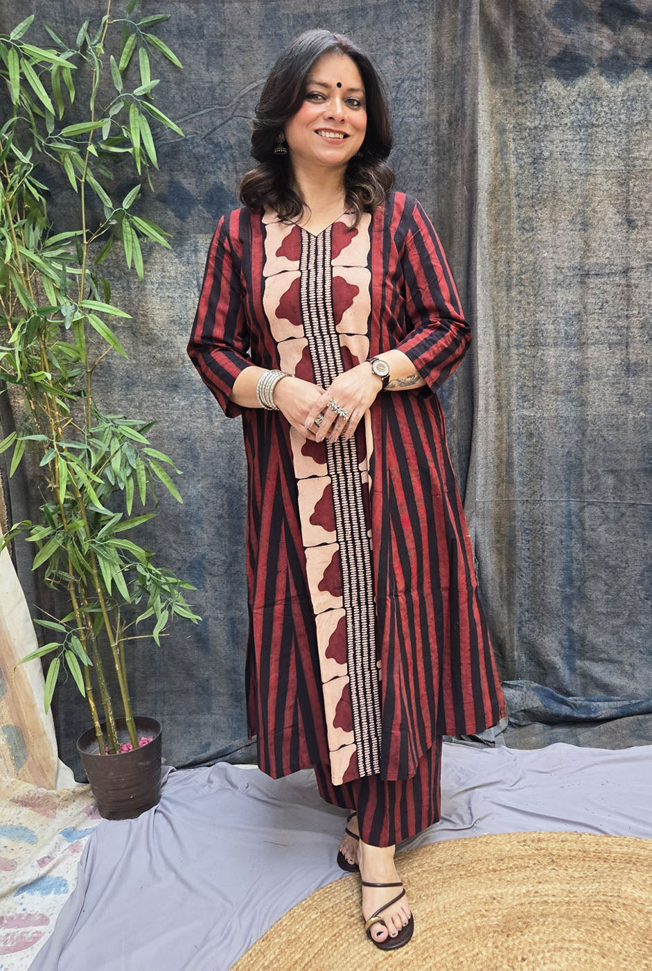 Surkh Rekha – Paneled A-Line Kurta