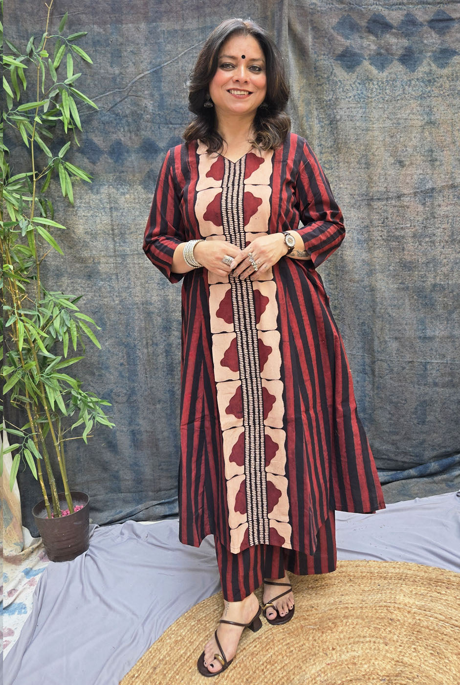 Surkh Rekha – Paneled A-Line Kurta