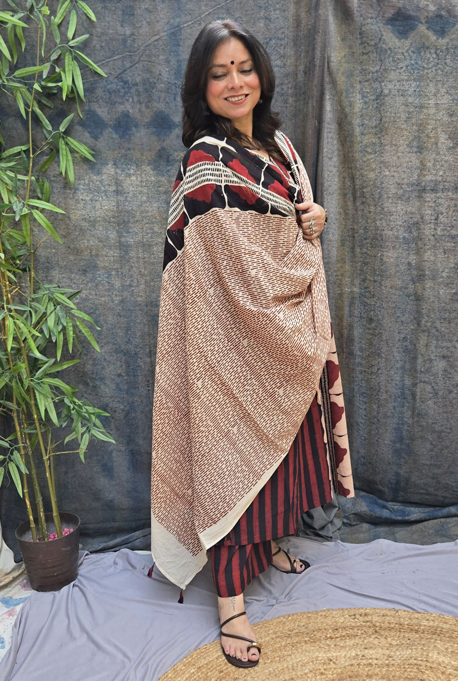Surkh Rekha – Paneled A-Line Kurta