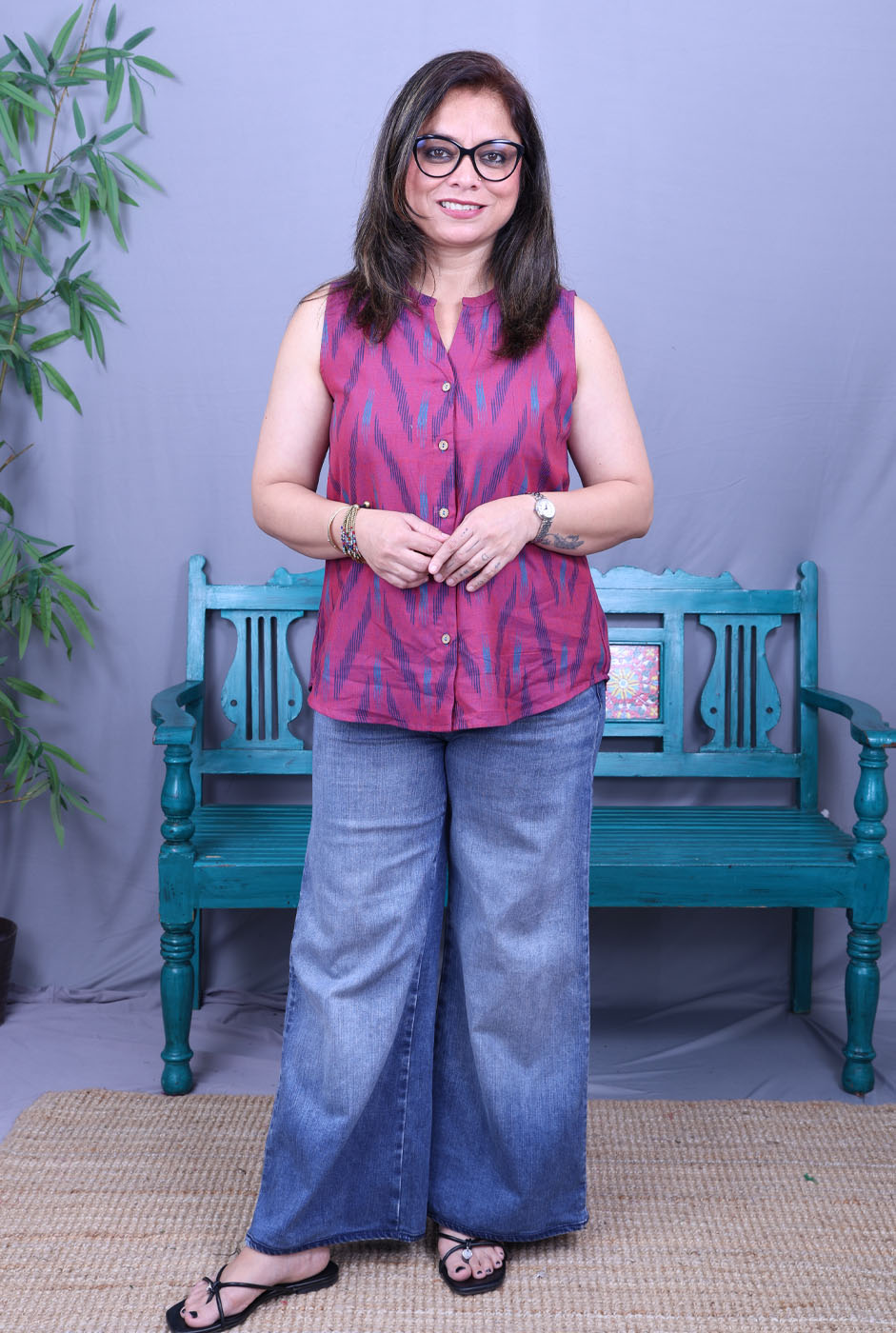 Beautiful Ikat Handloom Shirt