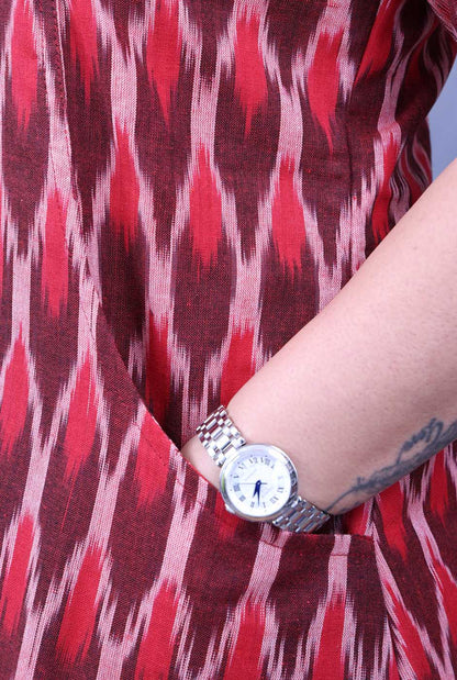 Ikat short dress