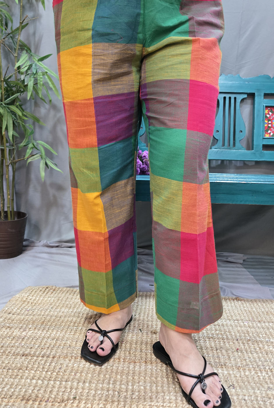 Multicolor Handloom Pant
