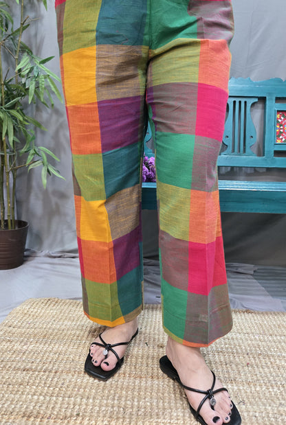 Multicolor Handloom Pant