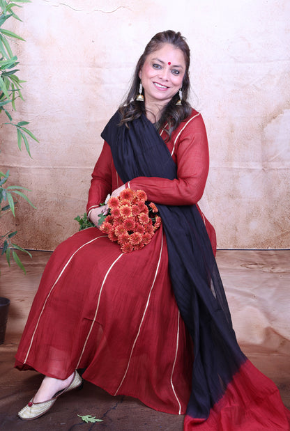 Nakshatra Mul Chanderi Gota Co-ord Set of 2