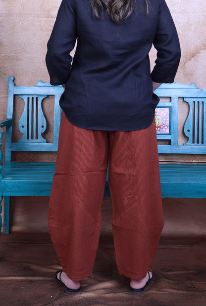 Aflatoon – Comfort Fit Pants Brown