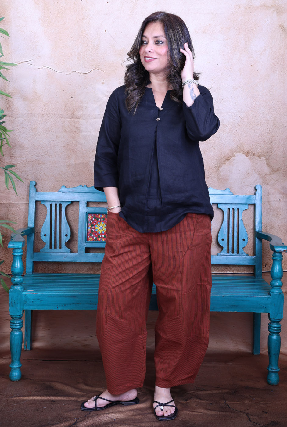 Classic Black Linen Shirt