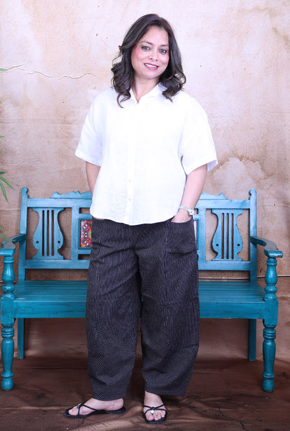 Classic White Linen Shirt