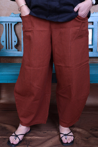 Aflatoon – Comfort Fit Pants Brown