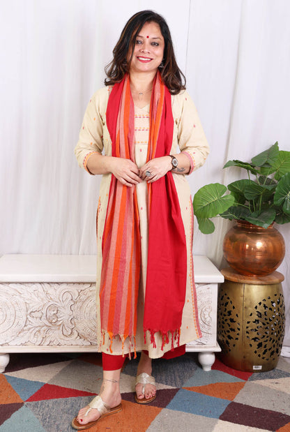 Cotton Dupatta Cum Stole  B