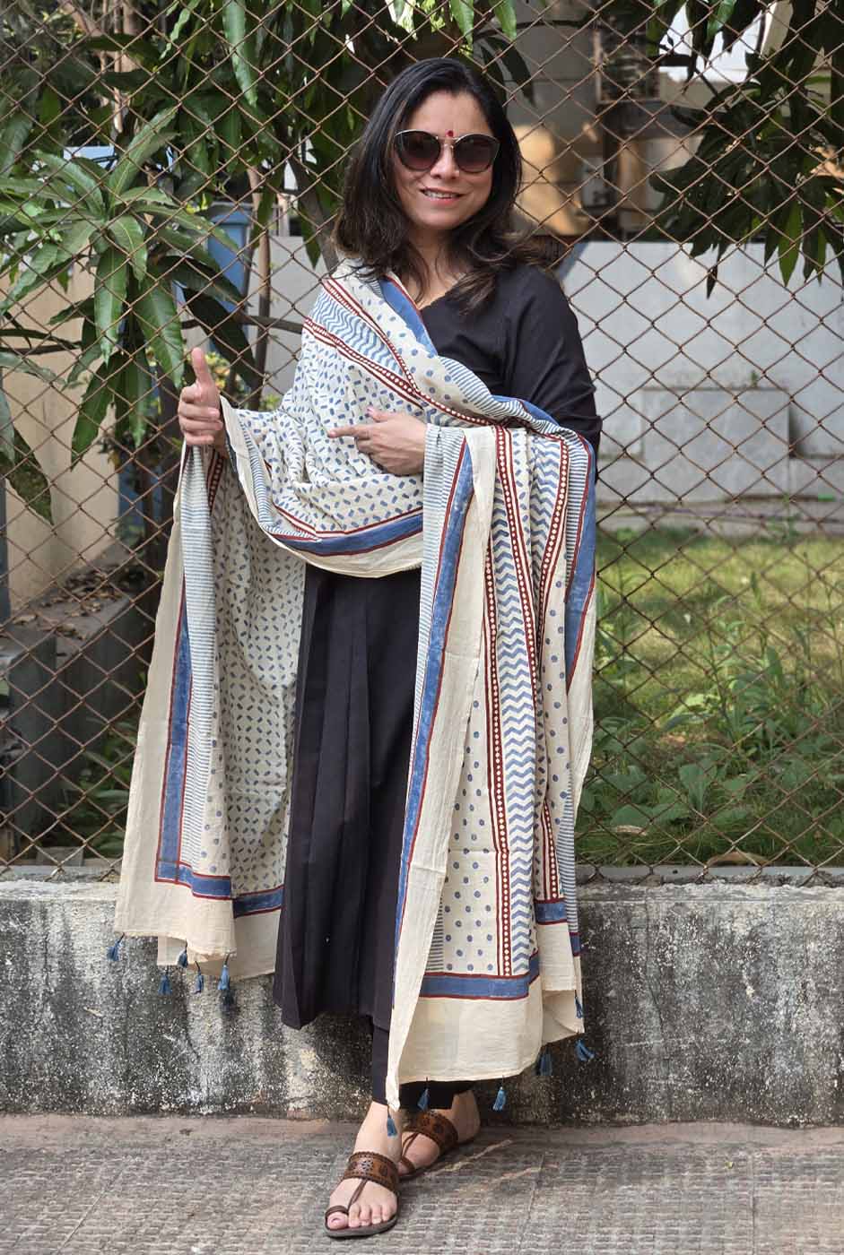 Handloom Cotton Dupatta B