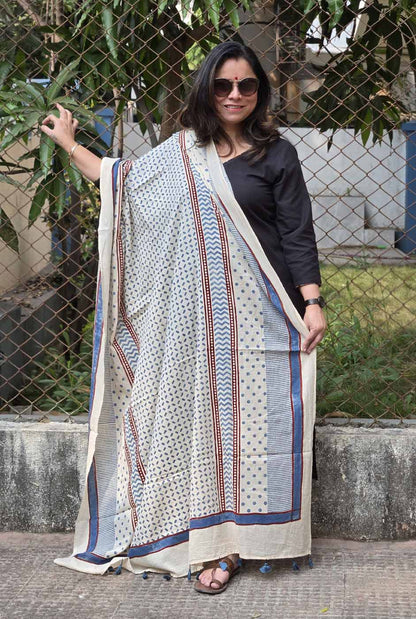 Handloom Cotton Dupatta B