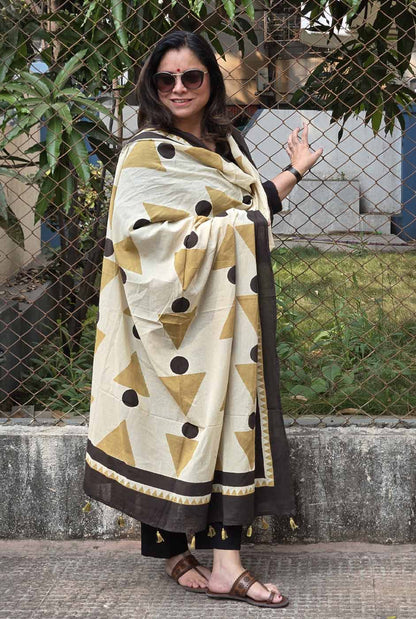 Handloom Cotton Dupatta C